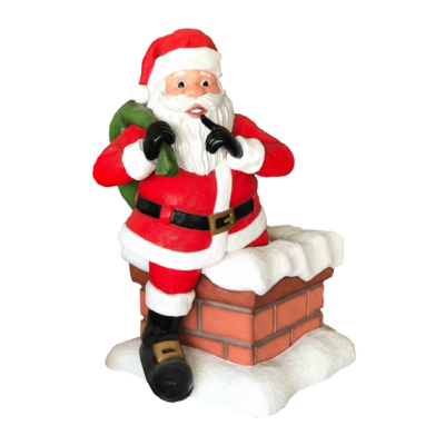 Santa in Chimney