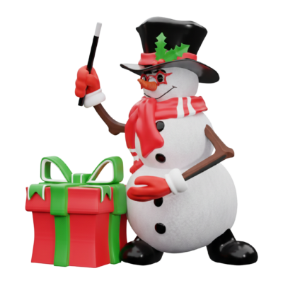 Magician Snowman