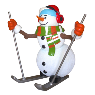 Snowman on Skis
