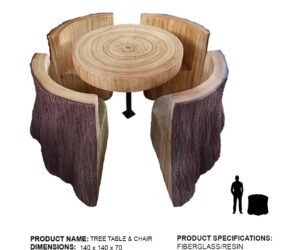 Tree Table and Chair