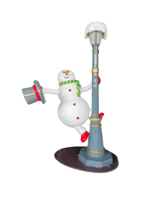 Snowman on Pole