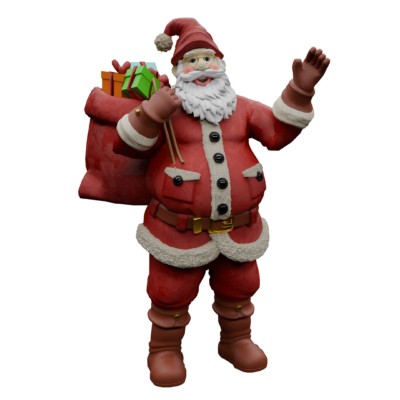 Santa with Presents