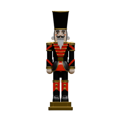 Black and Red Nutcracker 2