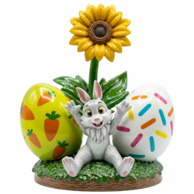 Bunny with Sunflower