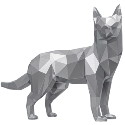 Geometric Syberian Husky
