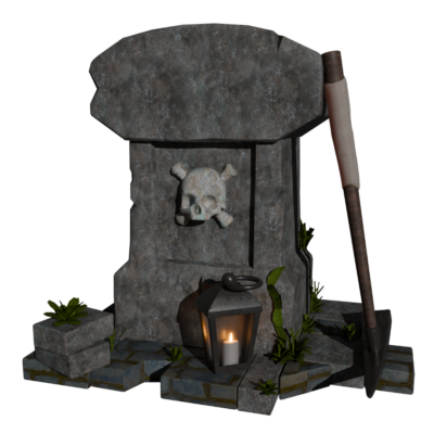 Lantern Gravestone