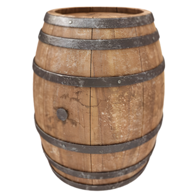 Oak Cooper Barrel