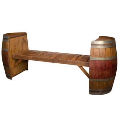 Twin-Keg Trestle Bench