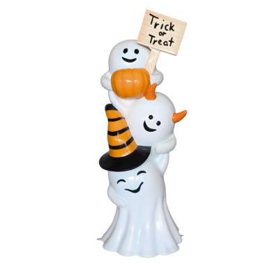 Happy Ghost With Signage