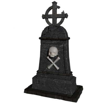 Skull Gravestone