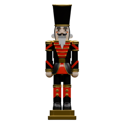 Black and Red Nutcracker 3