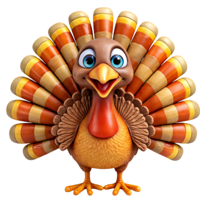 Golden Plumed Turkey